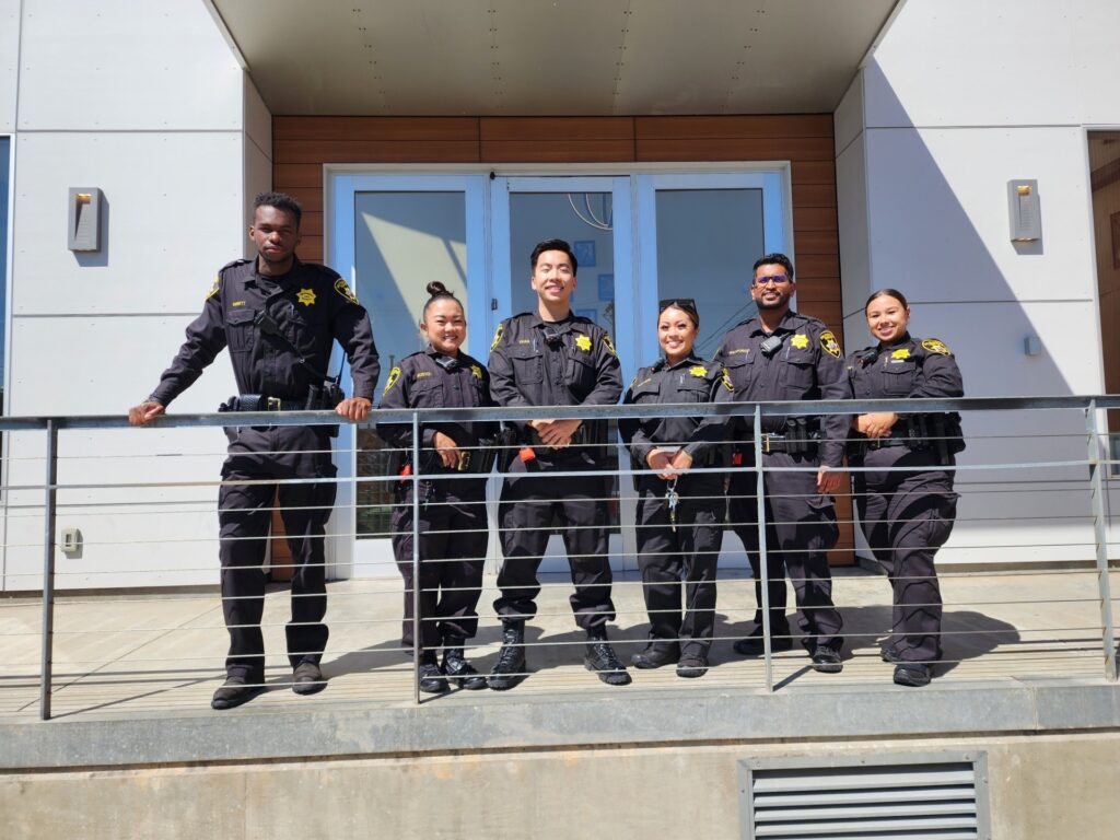 SRJC Basic Police Academy classmates from the San Francisco County Sheriff’s Office