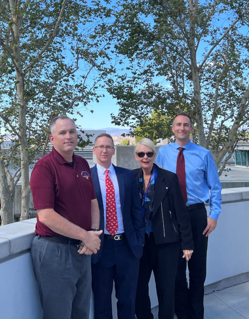 President Mac Powell with College of the Canyons leadership
