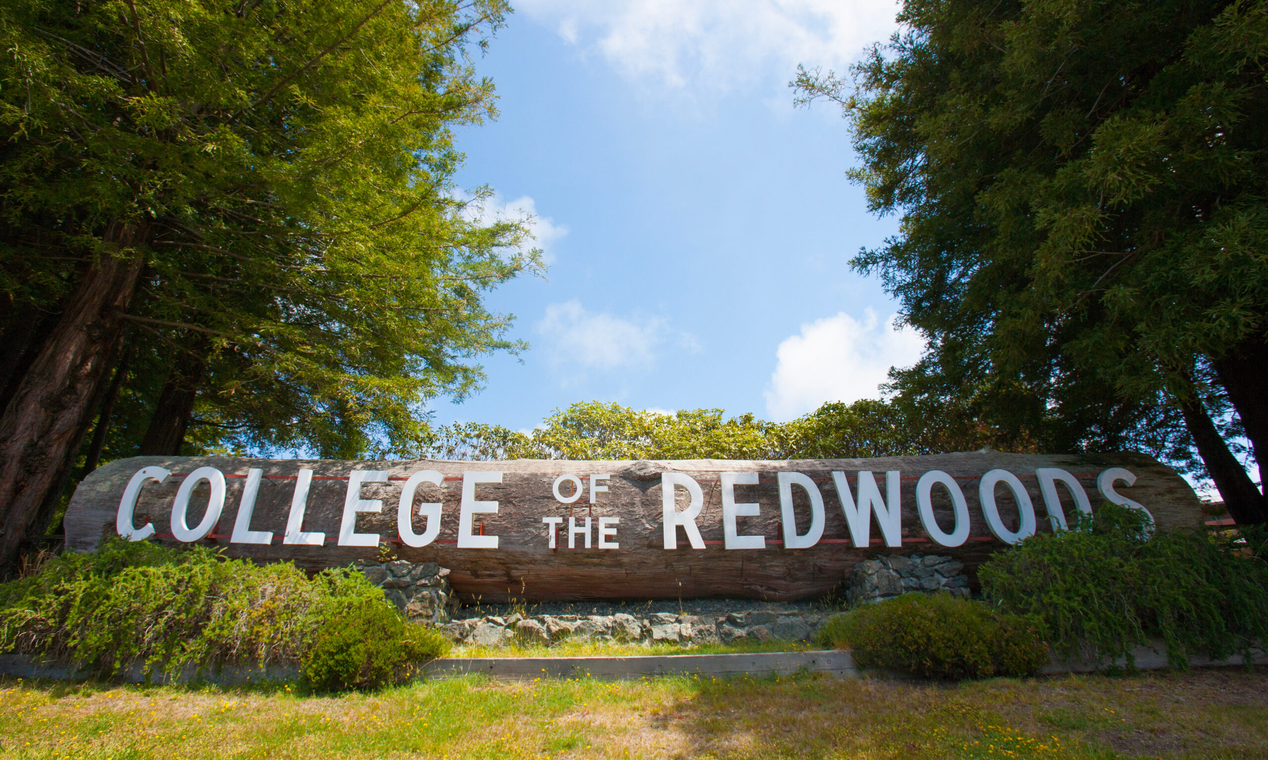 College of the Redwoods Campus Sign