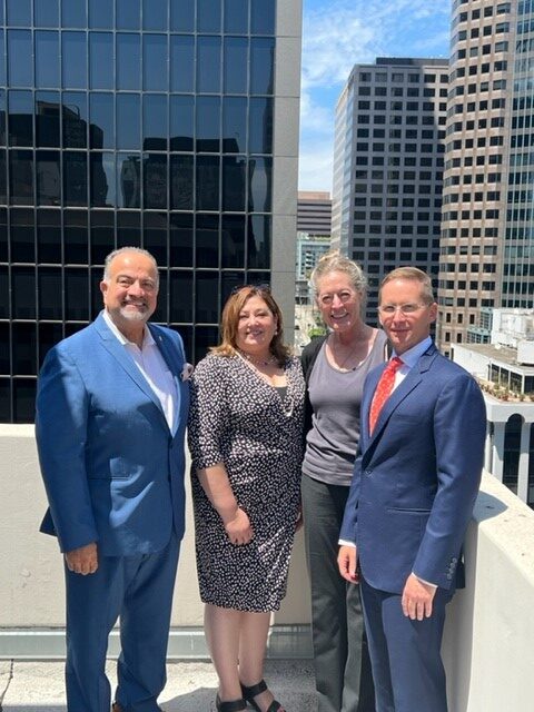 President Powell with LACCD Administrators