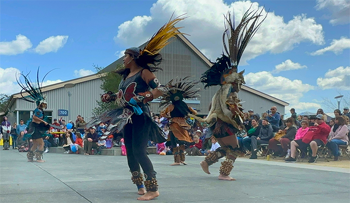 Ukiah Aztec Dancers at Mendocino College